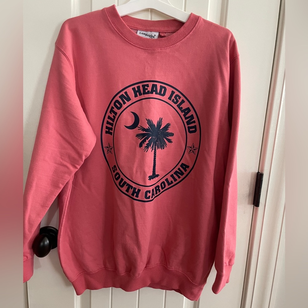 Hilton Head Island Pink Sweatshirt